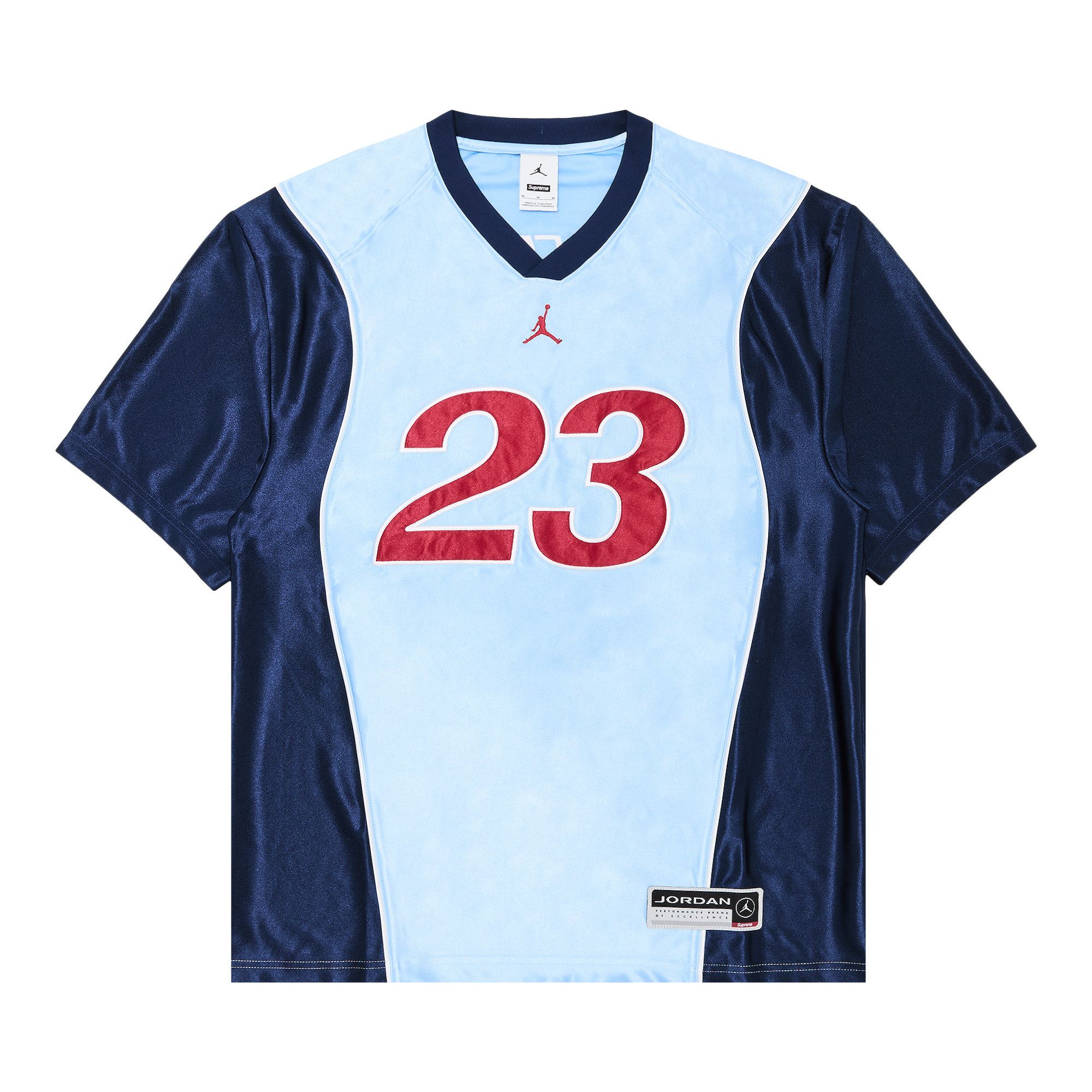 Size xxl Supreme x Jordan Warm Up Jersey Light Blue