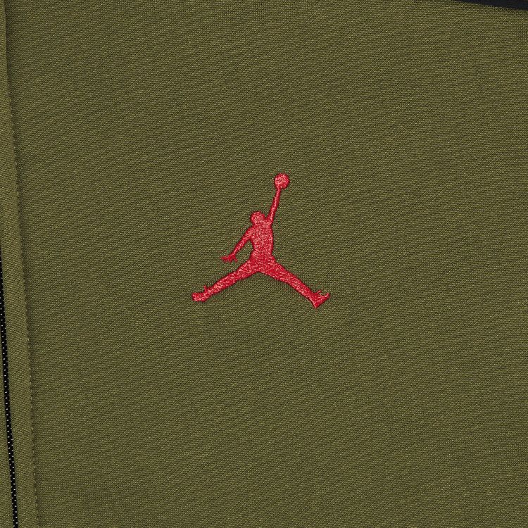 Supreme x Jordan Tricot Track Jacket Olive