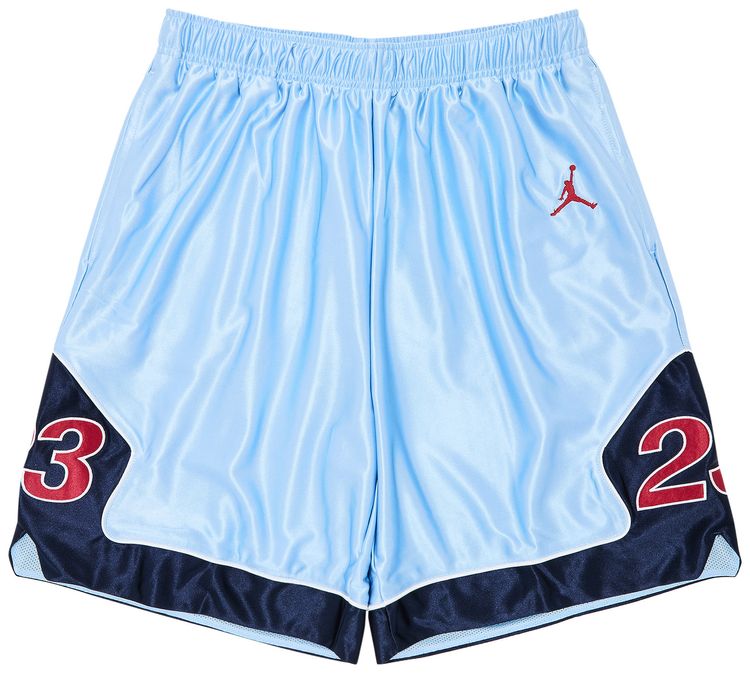 Supreme x Jordan Warm Up Short Light Blue