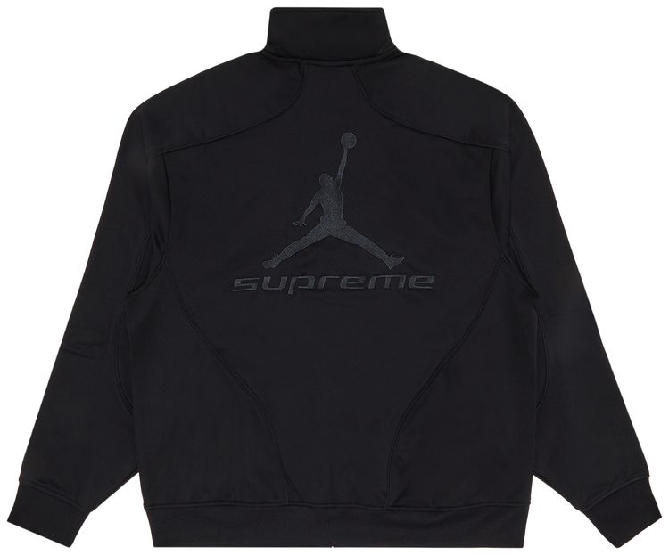 Supreme x Jordan Tricot Track Jacket Black