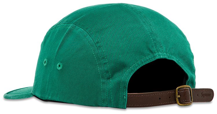 Supreme Washed Chino Twill Camp Cap Green