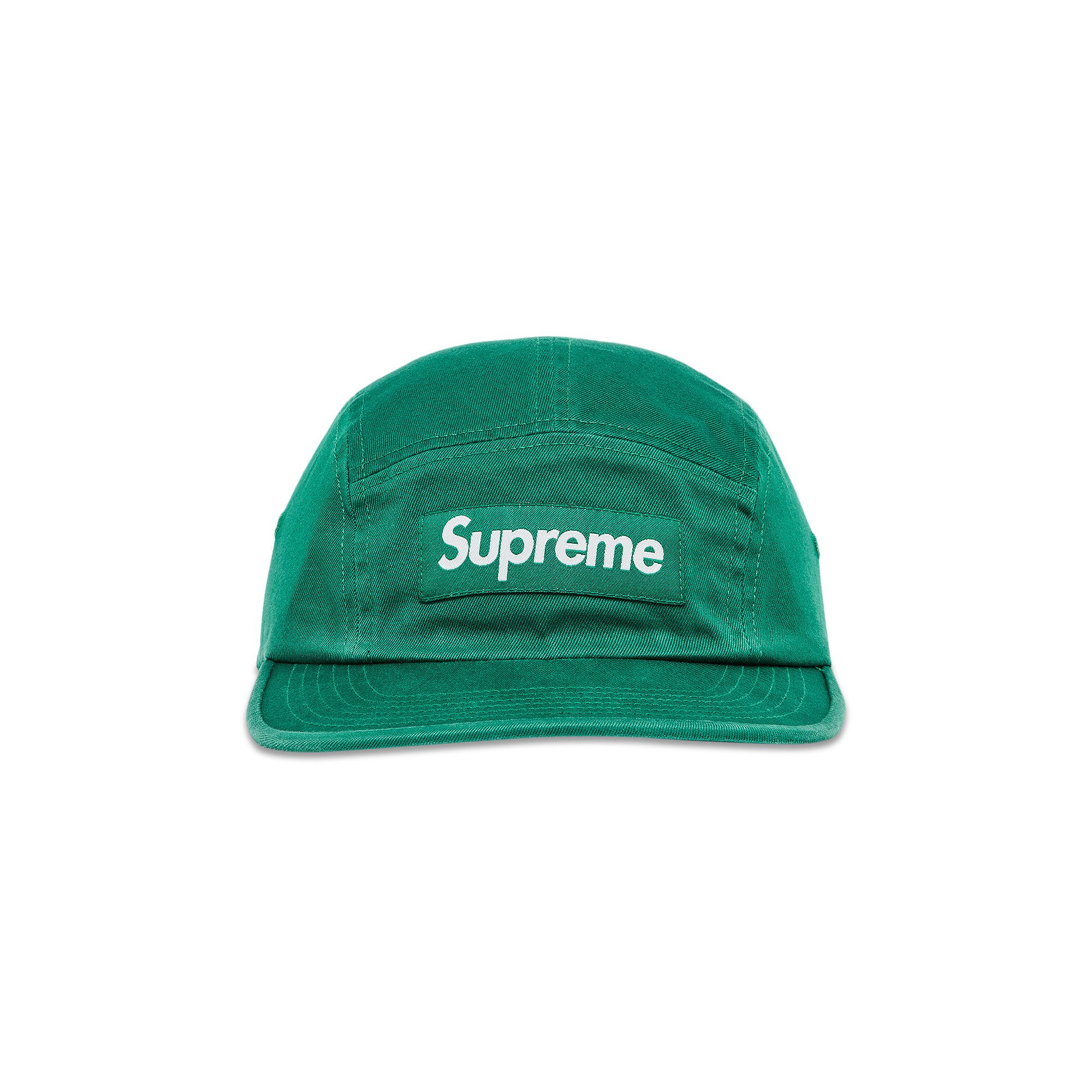 Buy Supreme Washed Chino Twill Camp Cap 'Green' - FW24H7