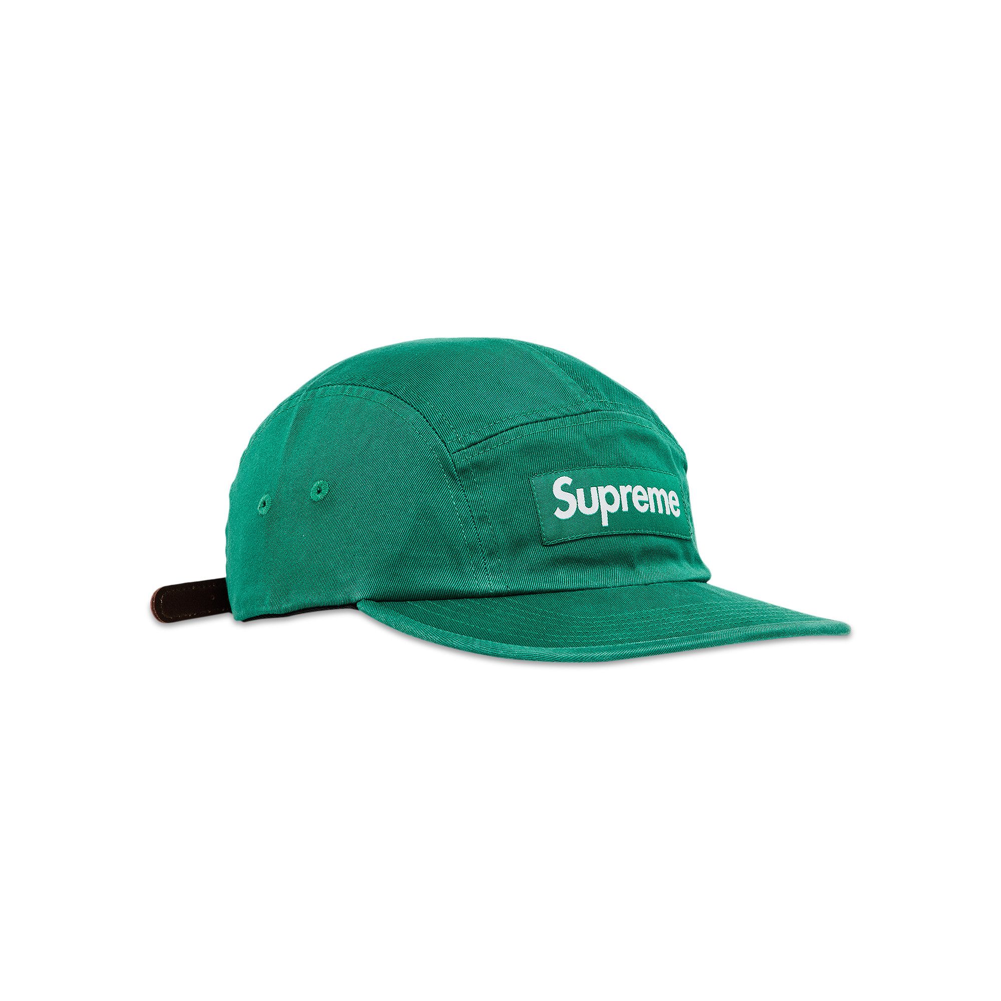 Buy Supreme Washed Chino Twill Camp Cap 'Green' - FW24H7