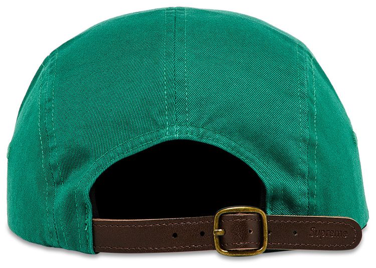 Supreme Washed Chino Twill Camp Cap Green