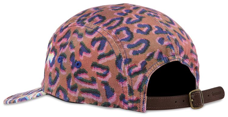 Supreme Washed Chino Twill Camp Cap Leopard