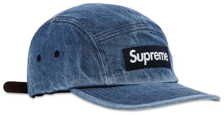 Supreme Washed Chino Twill Camp Cap Denim
