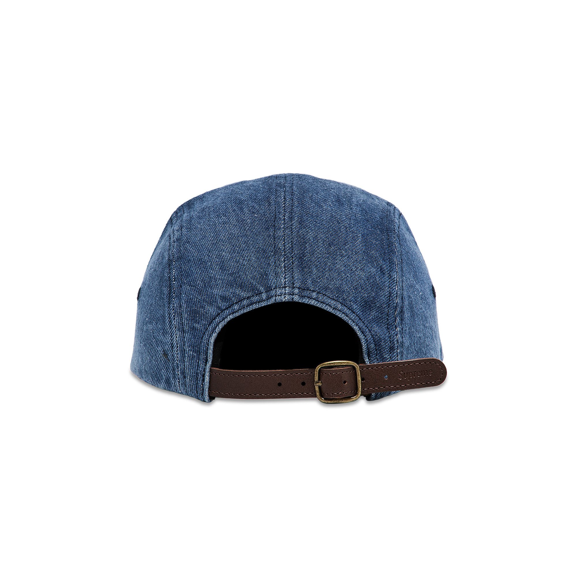 Buy Supreme Washed Chino Twill Camp Cap 'Denim' - FW24H7 DENIM