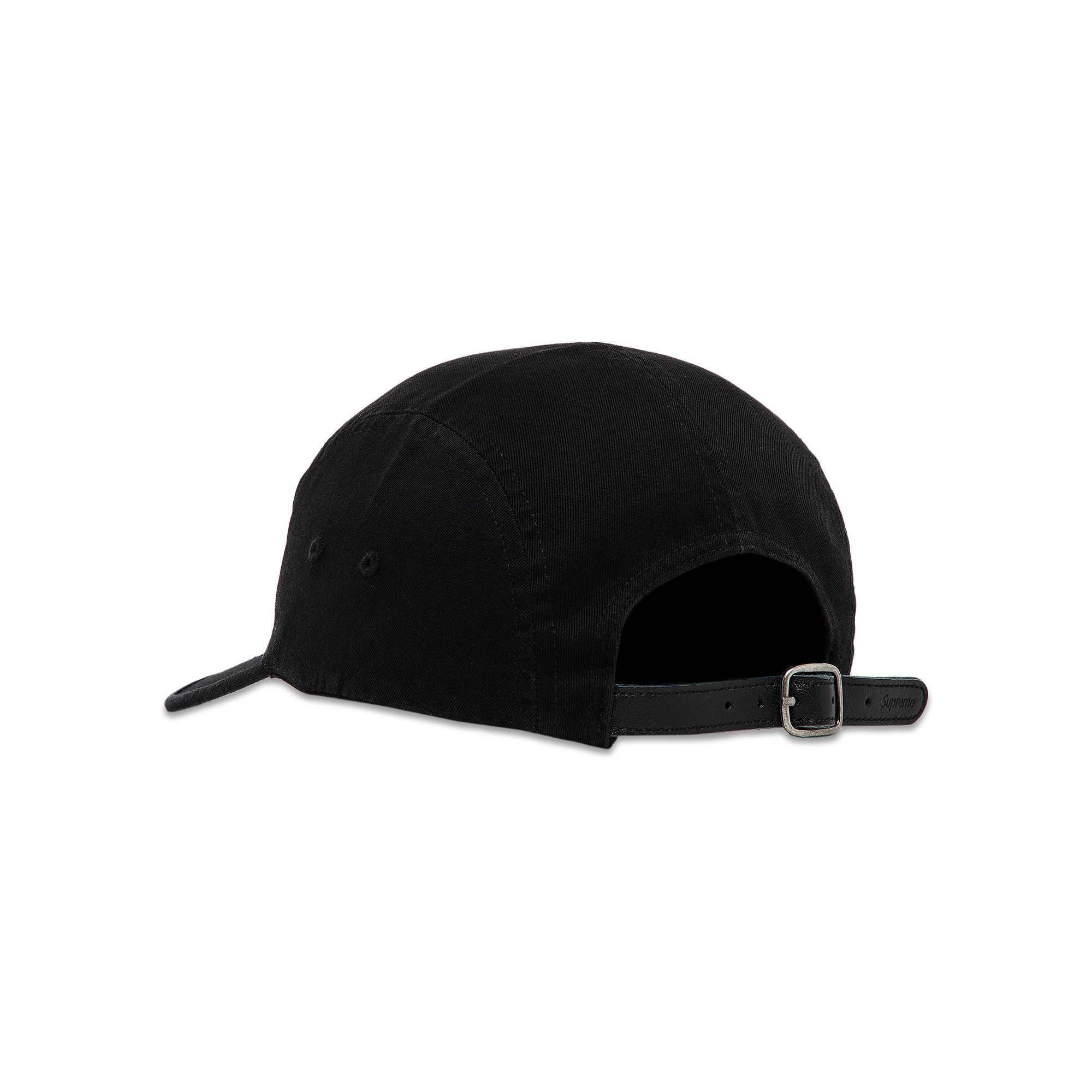 Buy Supreme Washed Chino Twill Camp Cap 'Black' - FW24H7