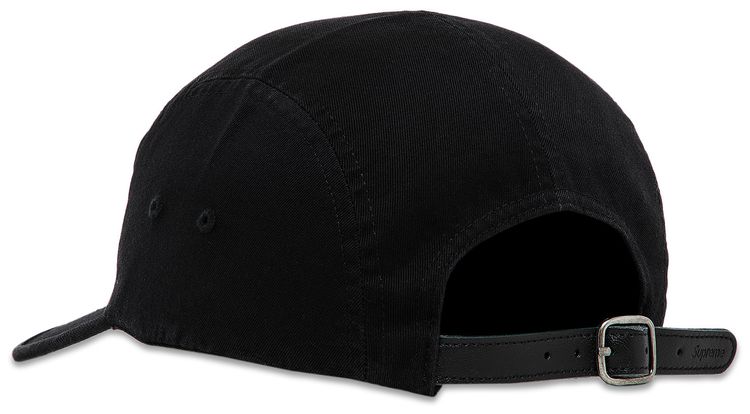 Supreme Washed Chino Twill Camp Cap Black