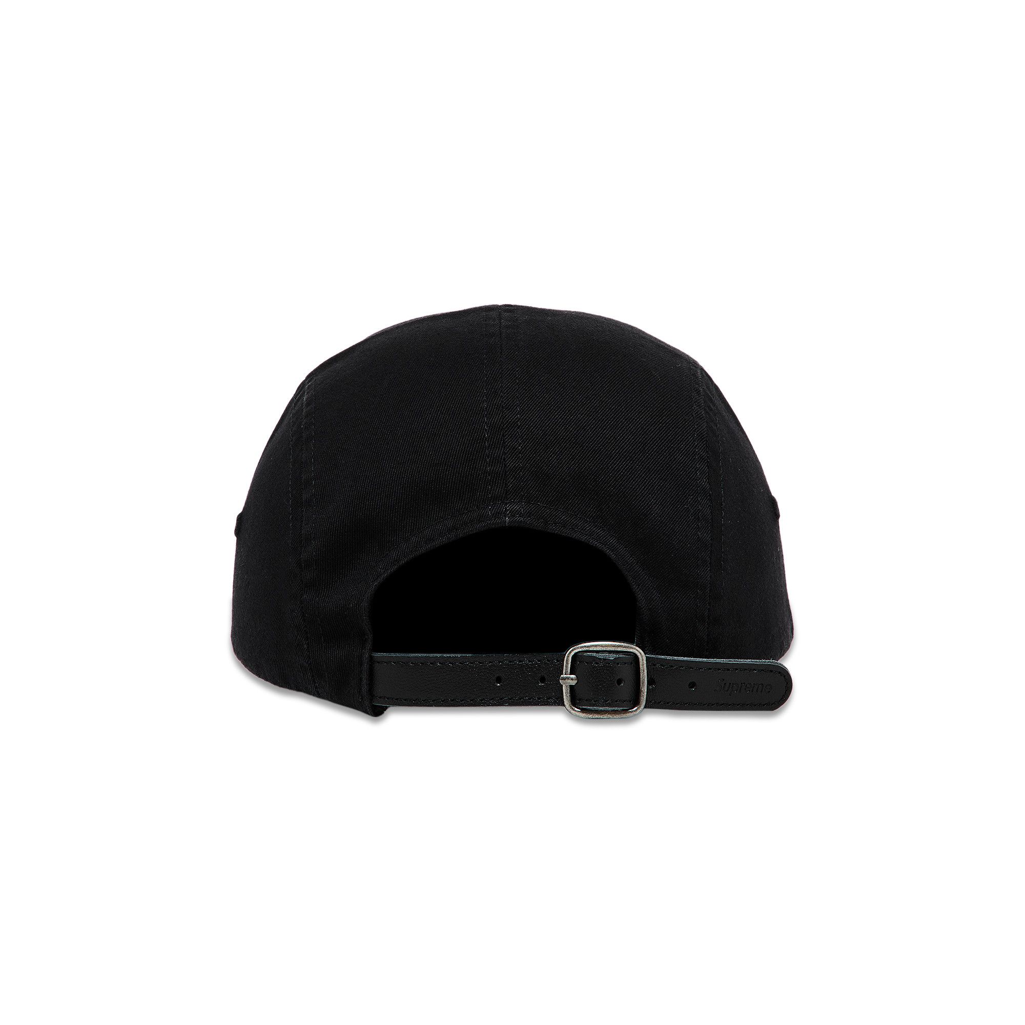Buy Supreme Washed Chino Twill Camp Cap 'Black' - FW24H7
