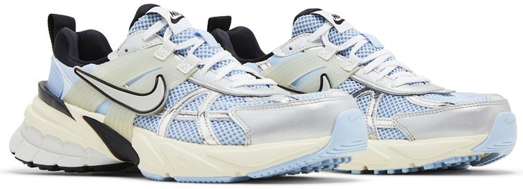 Nike Wmns V2K Run Psychic Blue Metallic Silver