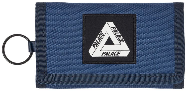 Palace Cordura Duck Canvas Tri Fold Wallet BlueNavy