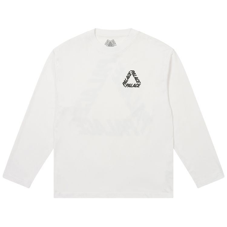 Palace P3 Long Sleeve White