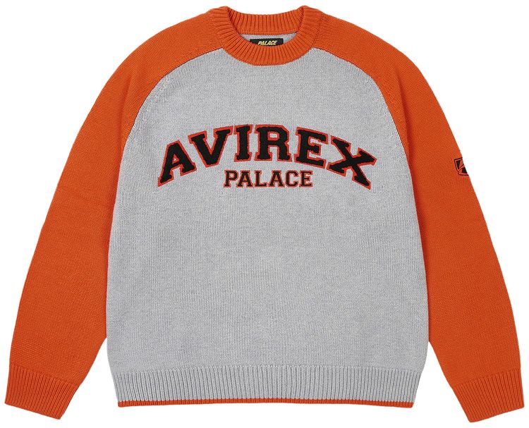 Palace Avirex Knit Burnt Orange