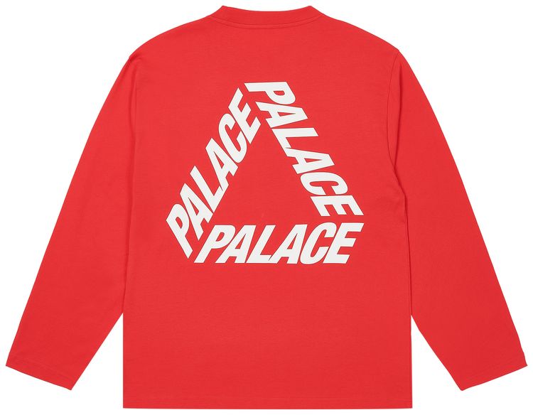 Palace P3 Long Sleeve Tomato Red