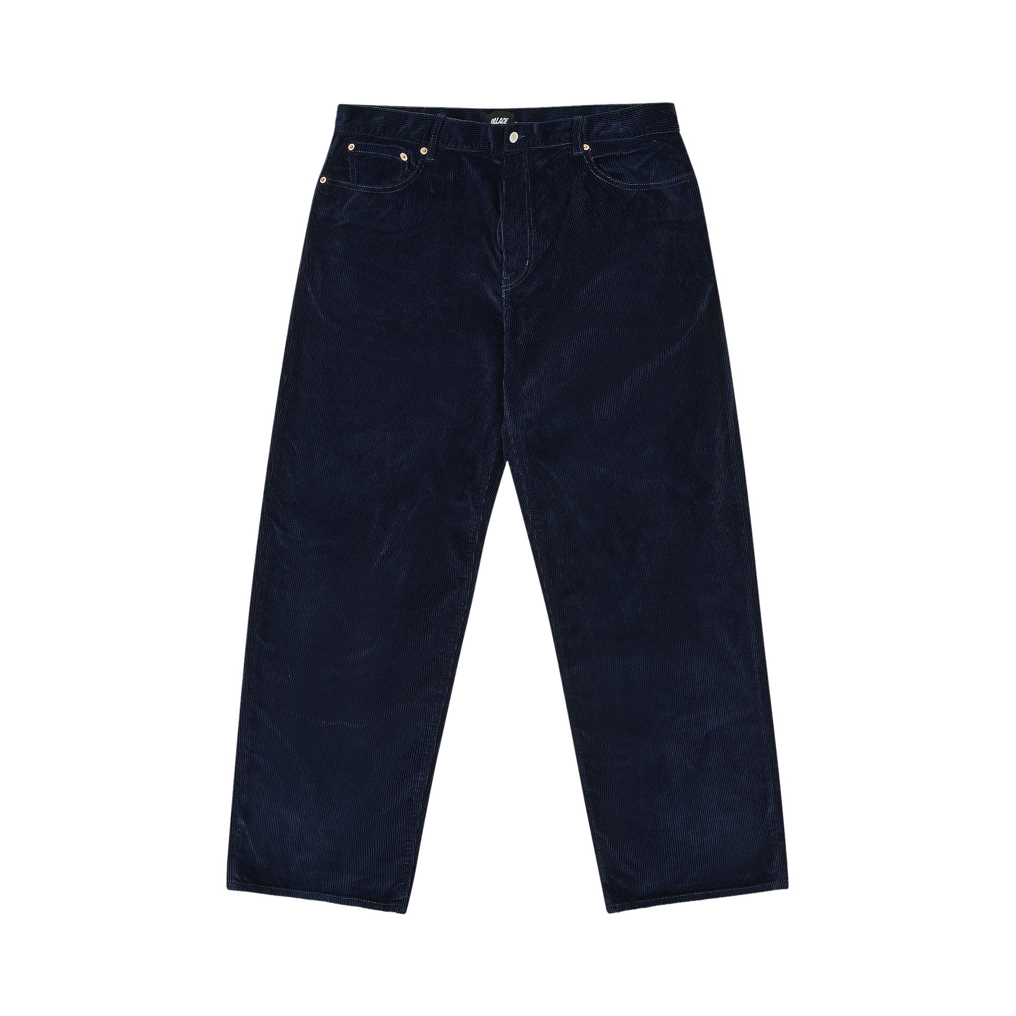 Buy Palace P90 Baggy Cord Trouser 'Navy' - P27T031 | GOAT
