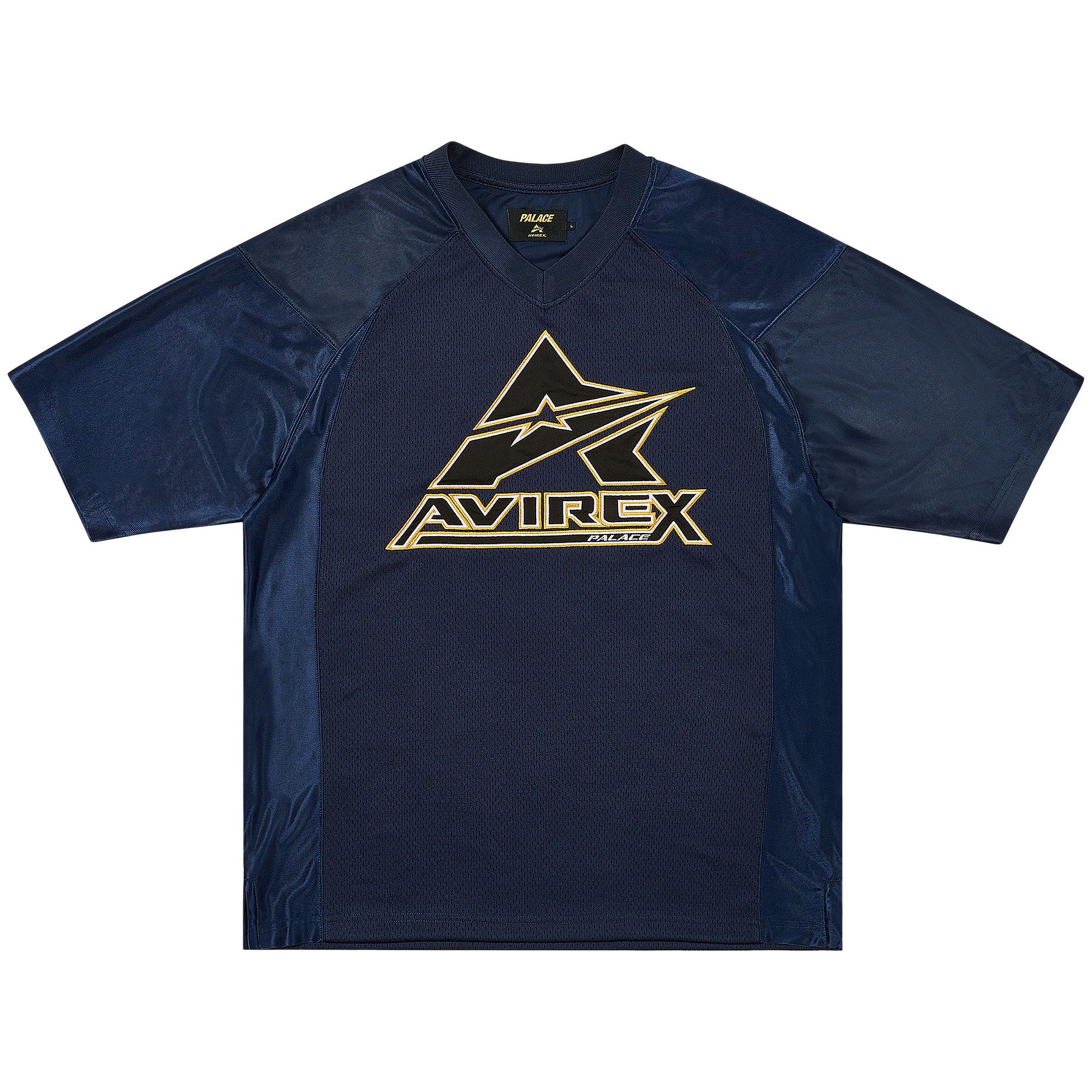 Buy Palace Avirex Mesh Jersey 'Navy' - P27ES079 | GOAT