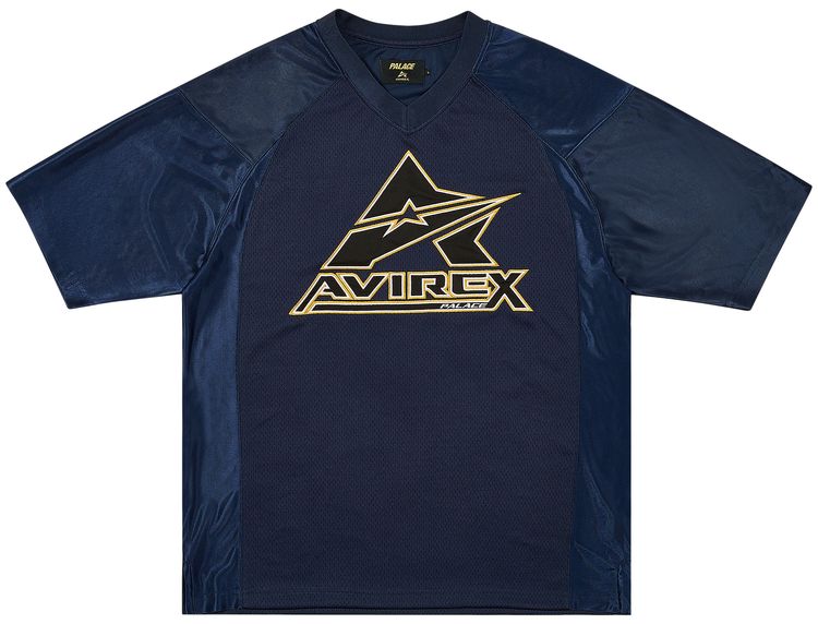 Palace Avirex Mesh Jersey Navy