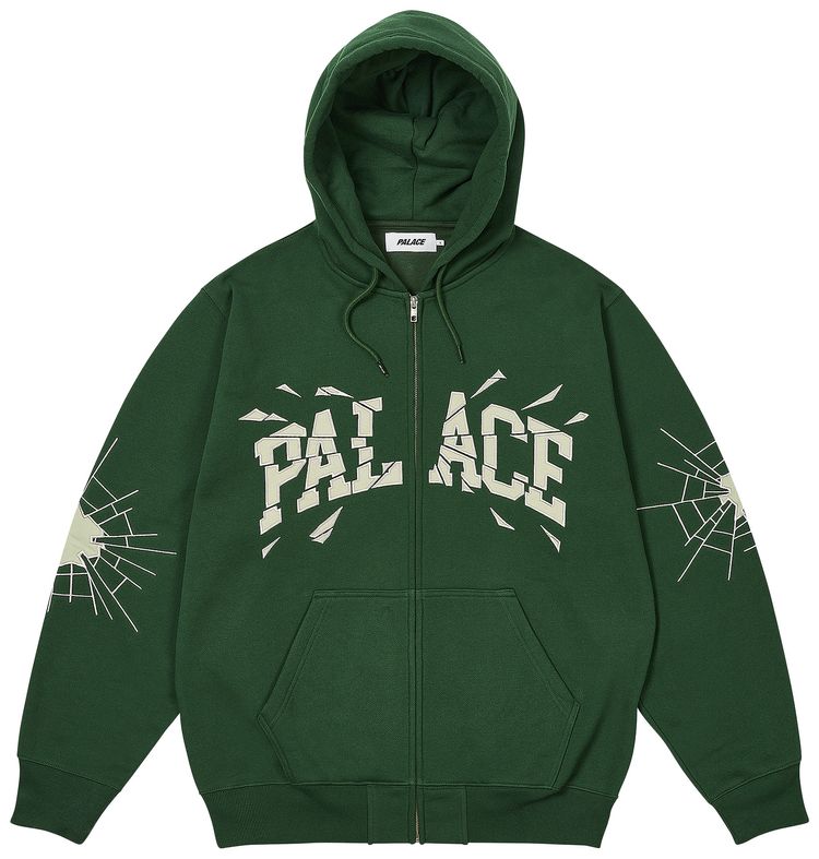 Palace Shatter Zip Hood Racey Green