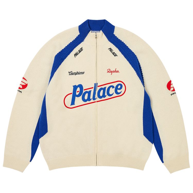 Palace Rapha Zip Knit White