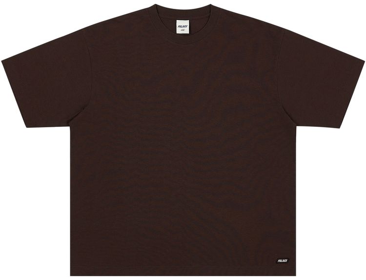 Palace Unisex T Shirt Dark Brown