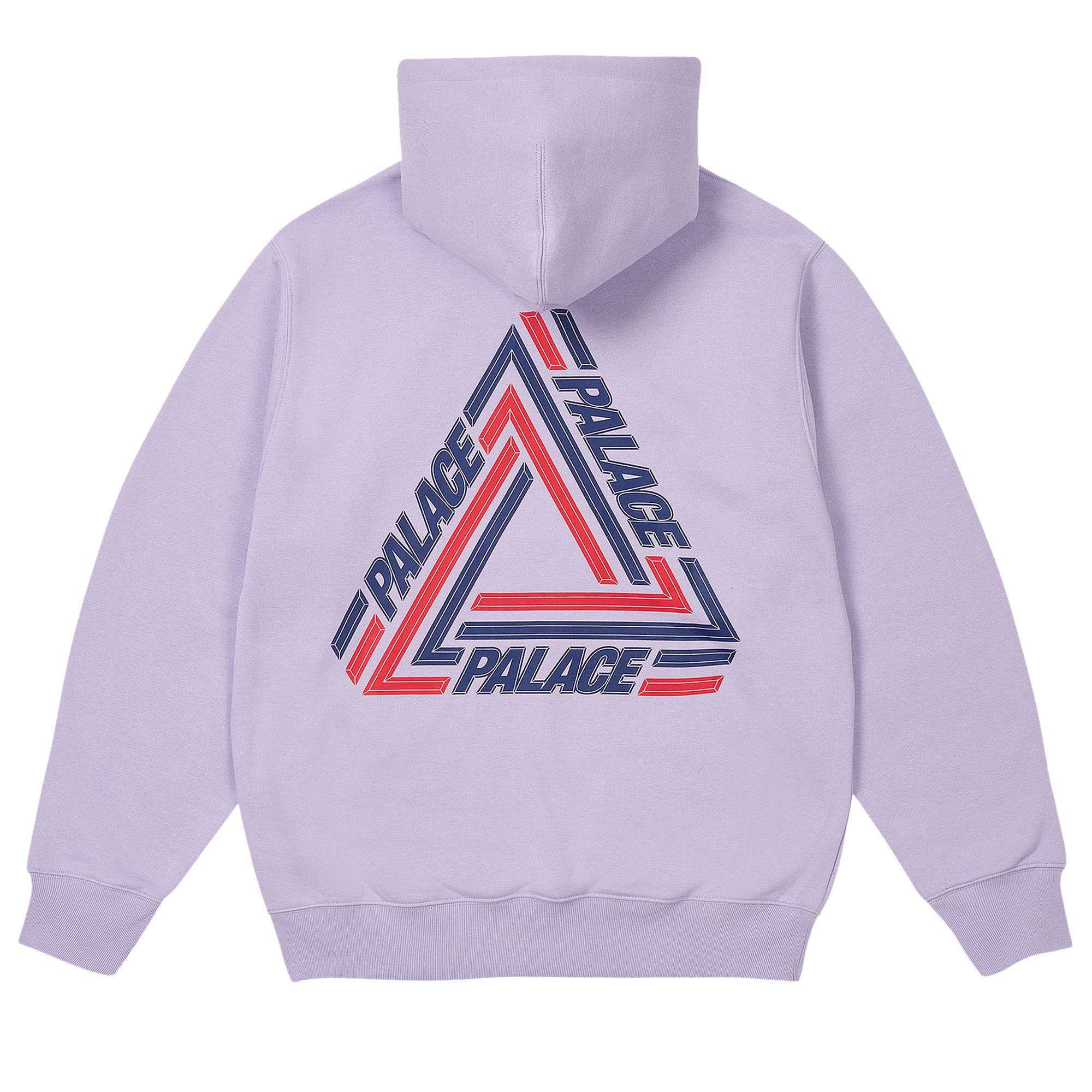 Buy Palace Tri Line Hood Pastel Purple P27CS081 GOAT UK