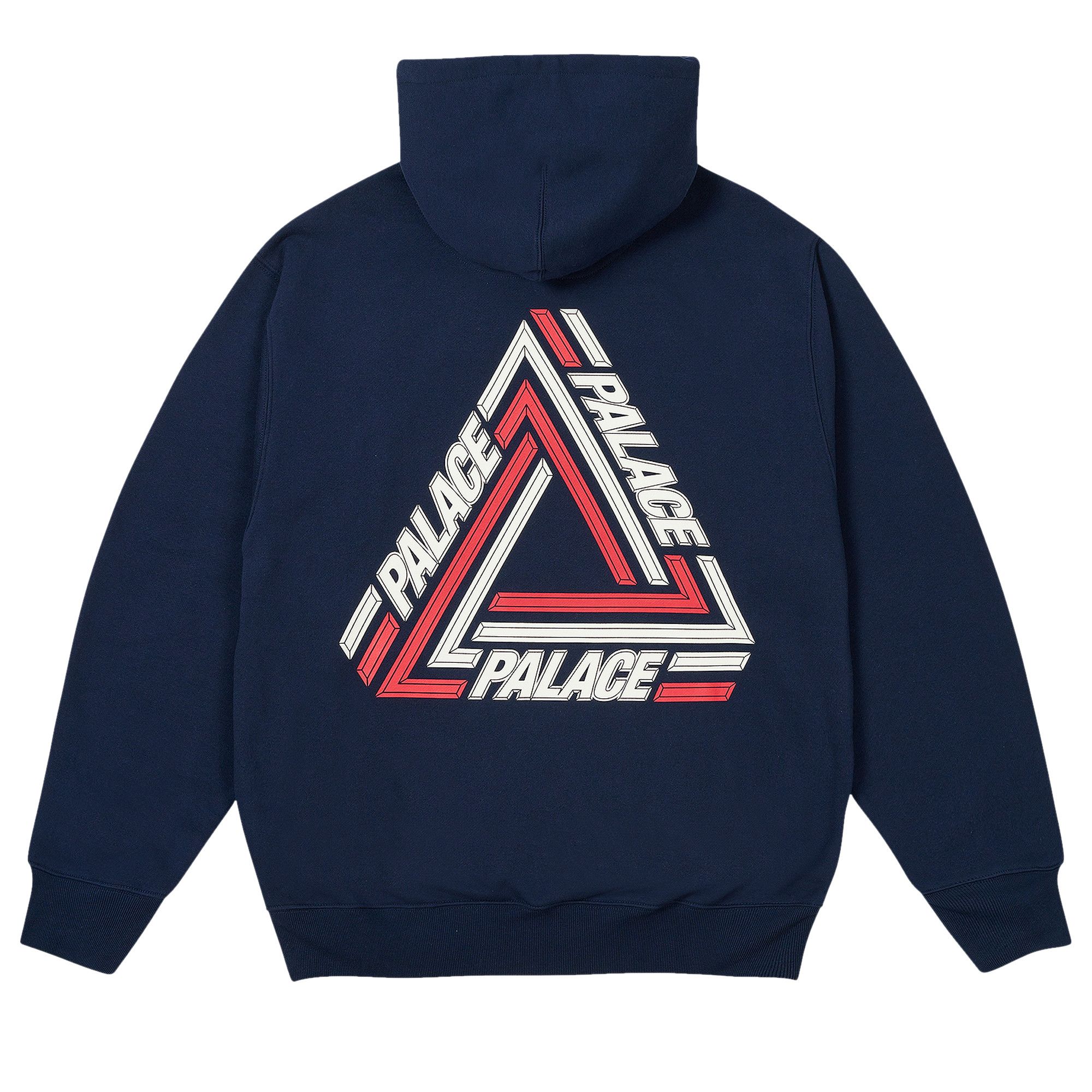 Buy Palace Tri-Line Hood 'Navy' - P27CS082 | GOAT