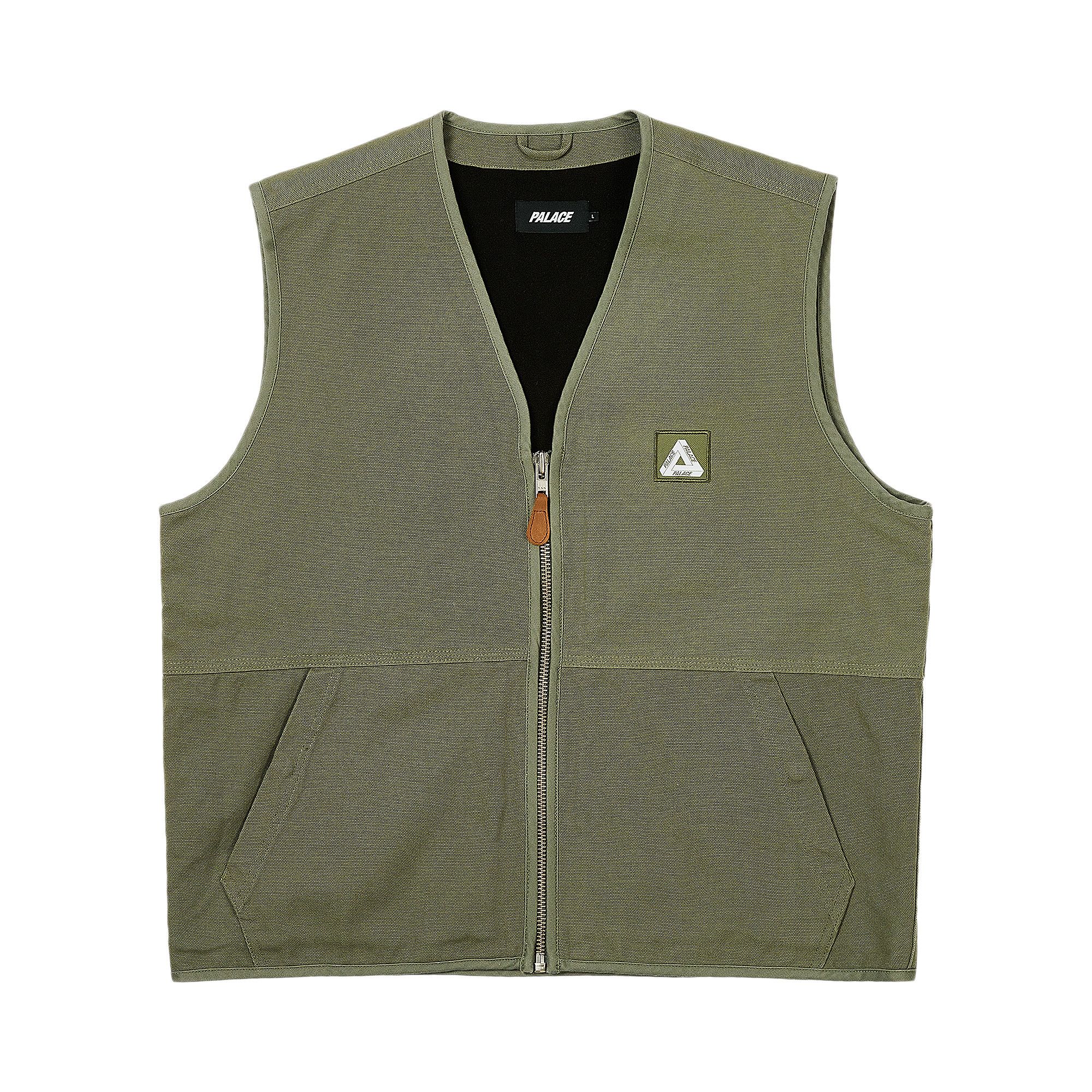 Buy Palace Utility Vest 'The Deep Green' - P27JK090 | GOAT
