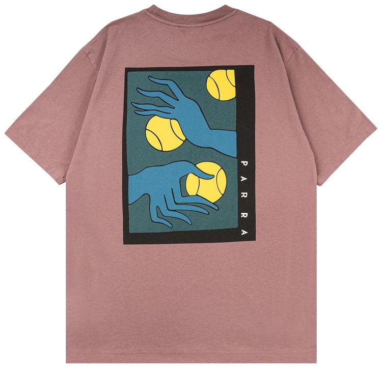 Parra Ball Catcher T Shirt Dusty Rose