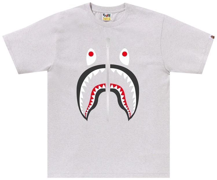 BAPE Shark Tee Grey