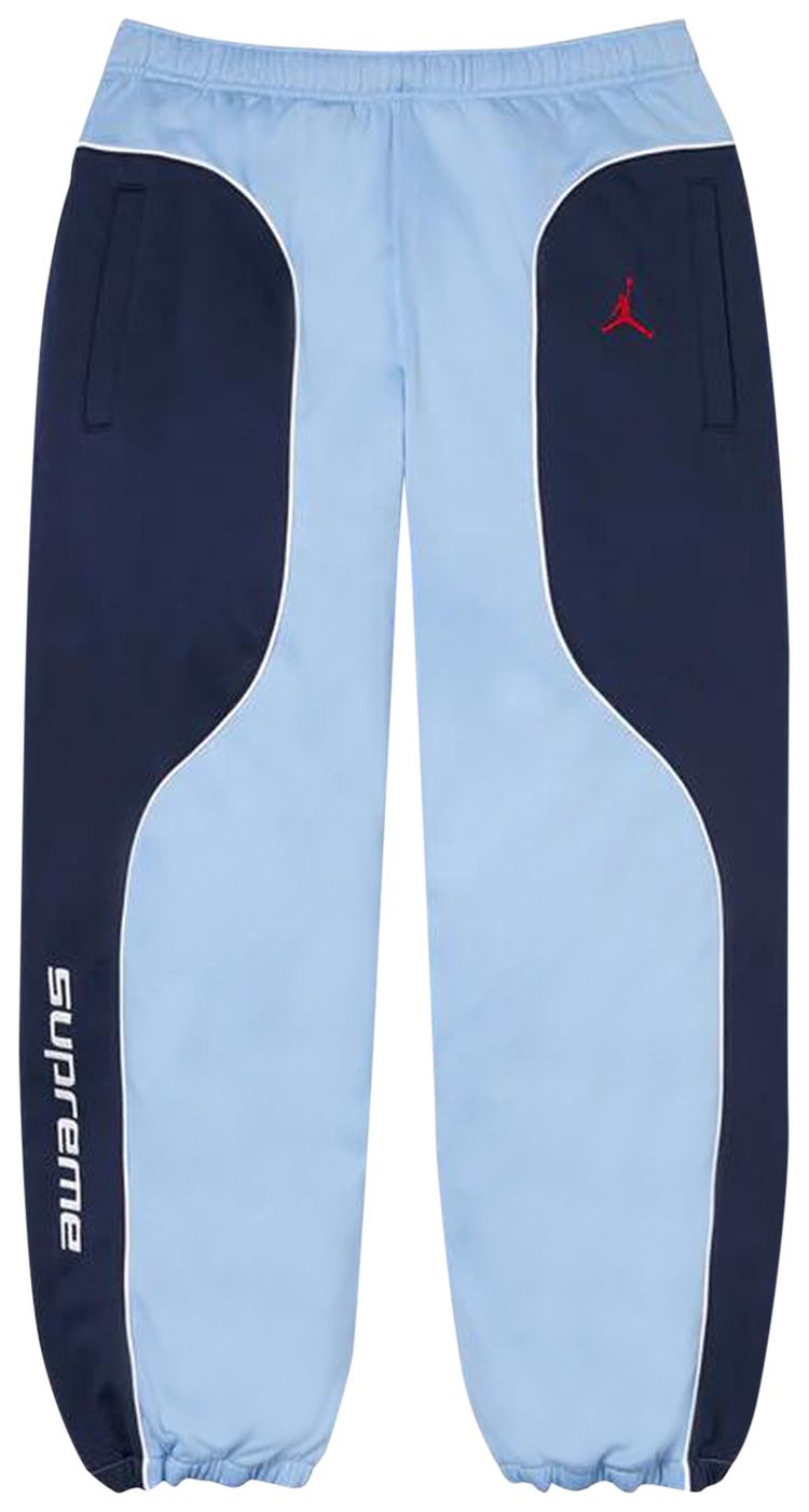 Supreme x Jordan Tricot Track Pant Light Blue
