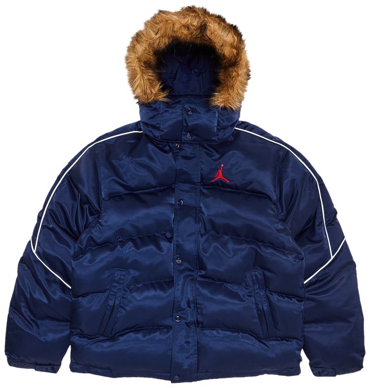 Supreme x Jordan Puffer Jacket Navy