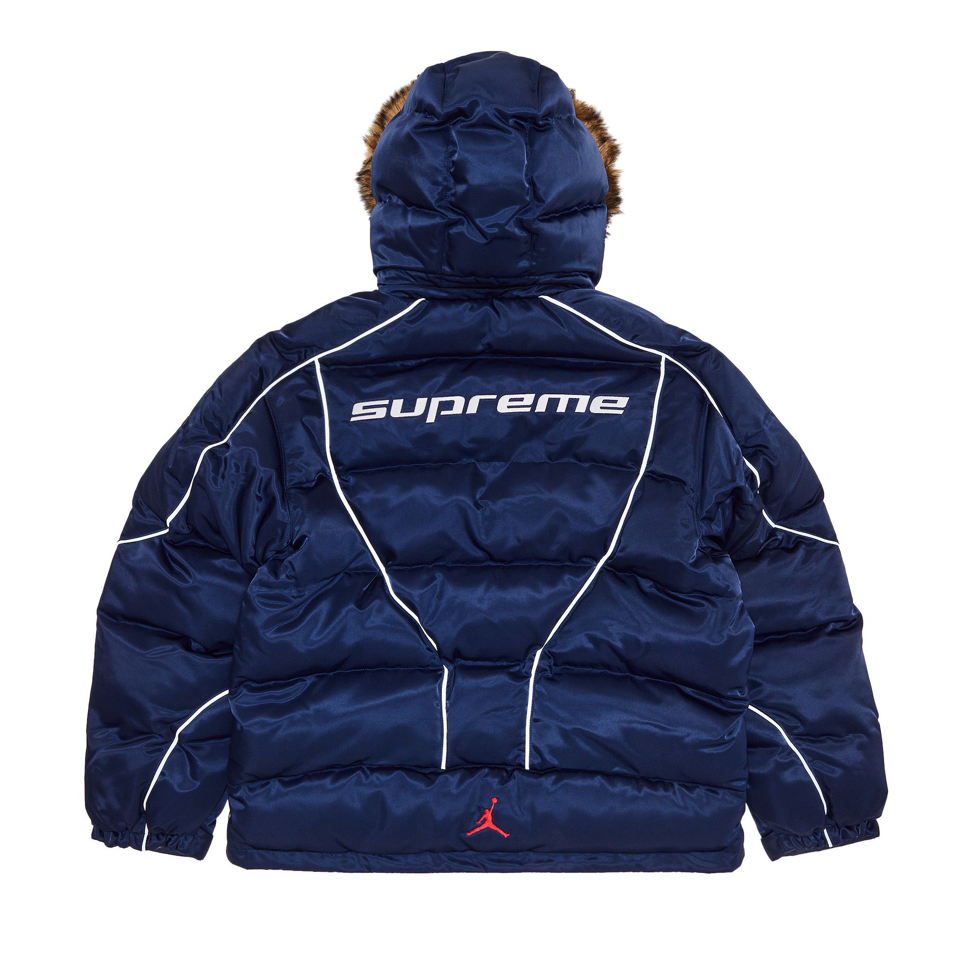 Buy Supreme x Jordan Puffer Jacket 'Navy' - FW24J2 NAVY | GOAT CA