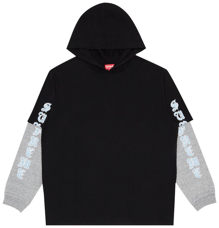 Supreme Celebre Hooded L/S Top Black main image 0
