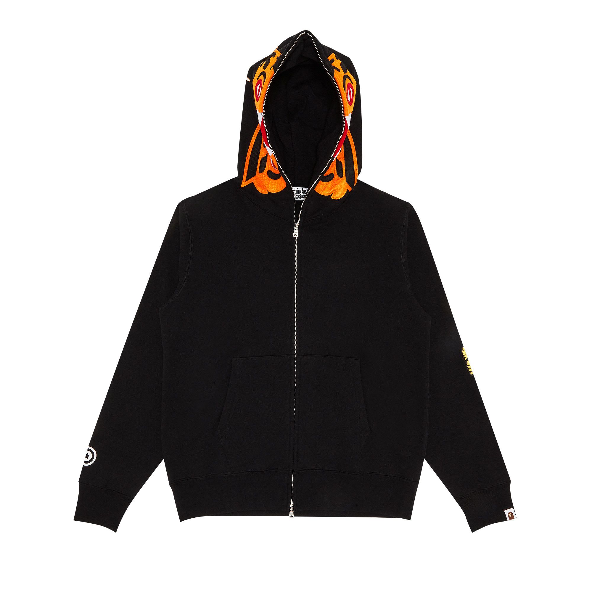 Buy BAPE Tiger Full Zip Hoodie 'Black' - 1K30 115 006 BLACK Buy BAPE Tiger Full Zip Hoodie 'Black' - 1K30 115 006 BLACK