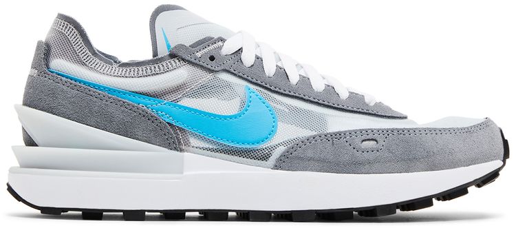 Nike Waffle One Cool Grey Blue Lightning