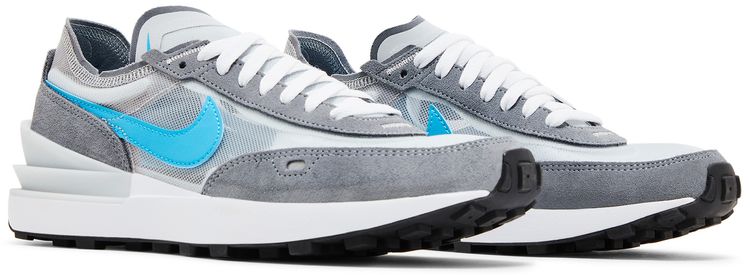 Nike Waffle One Cool Grey Blue Lightning
