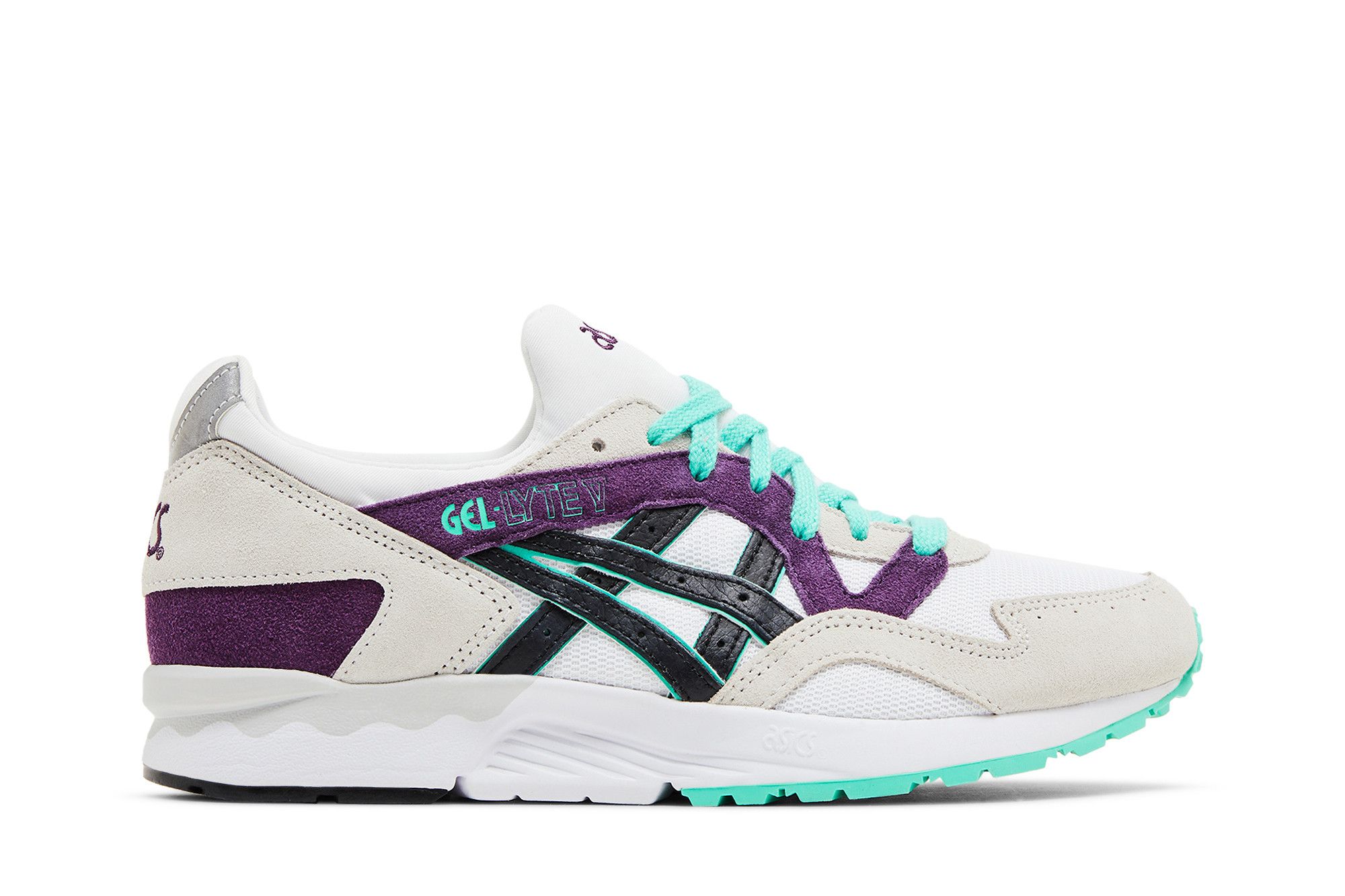 Size 10.0 Gel Lyte 5 White Purple Mint