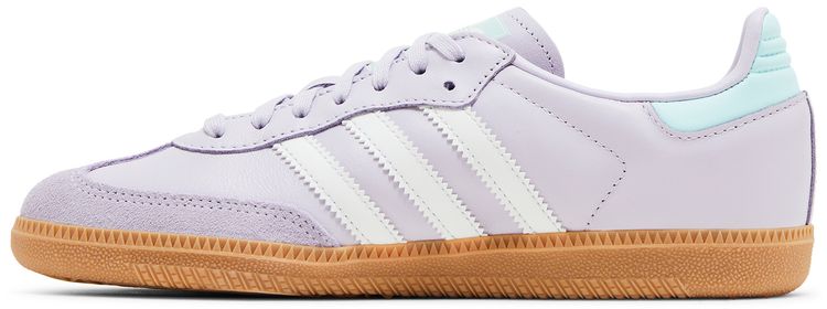 Adidas Samba OG J Silver Dawn Aqua