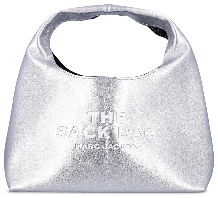 Marc Jacobs The Metallic Sack Bag Silver