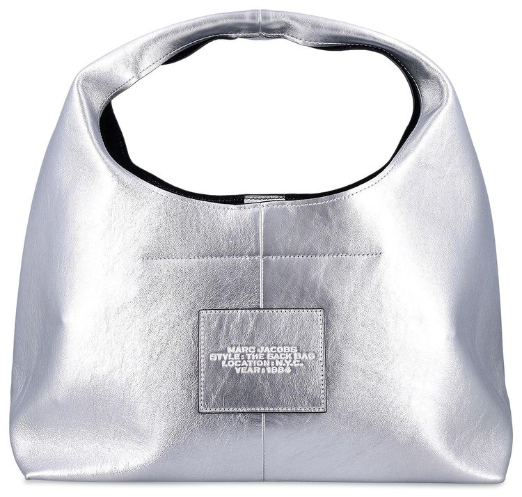 Marc Jacobs The Metallic Sack Bag Silver