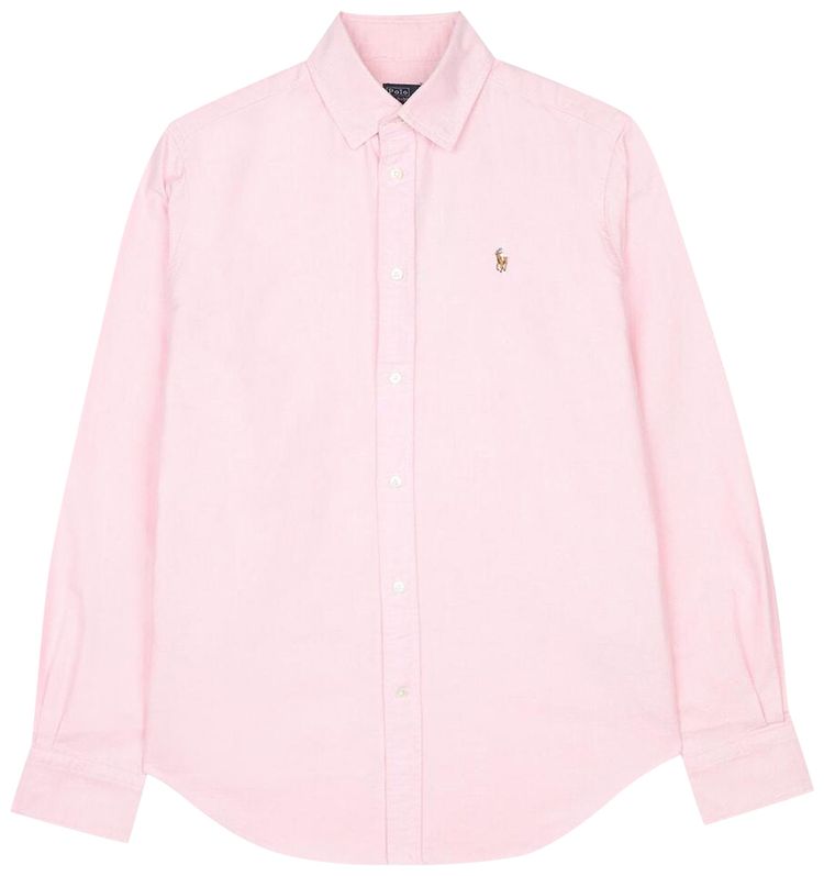 Polo Ralph Lauren Crlte St Long Sleeve Button Front Shirt Bath Pink