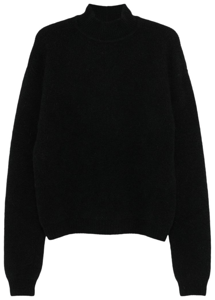 Rick Owens Turtleneck Sweater Black