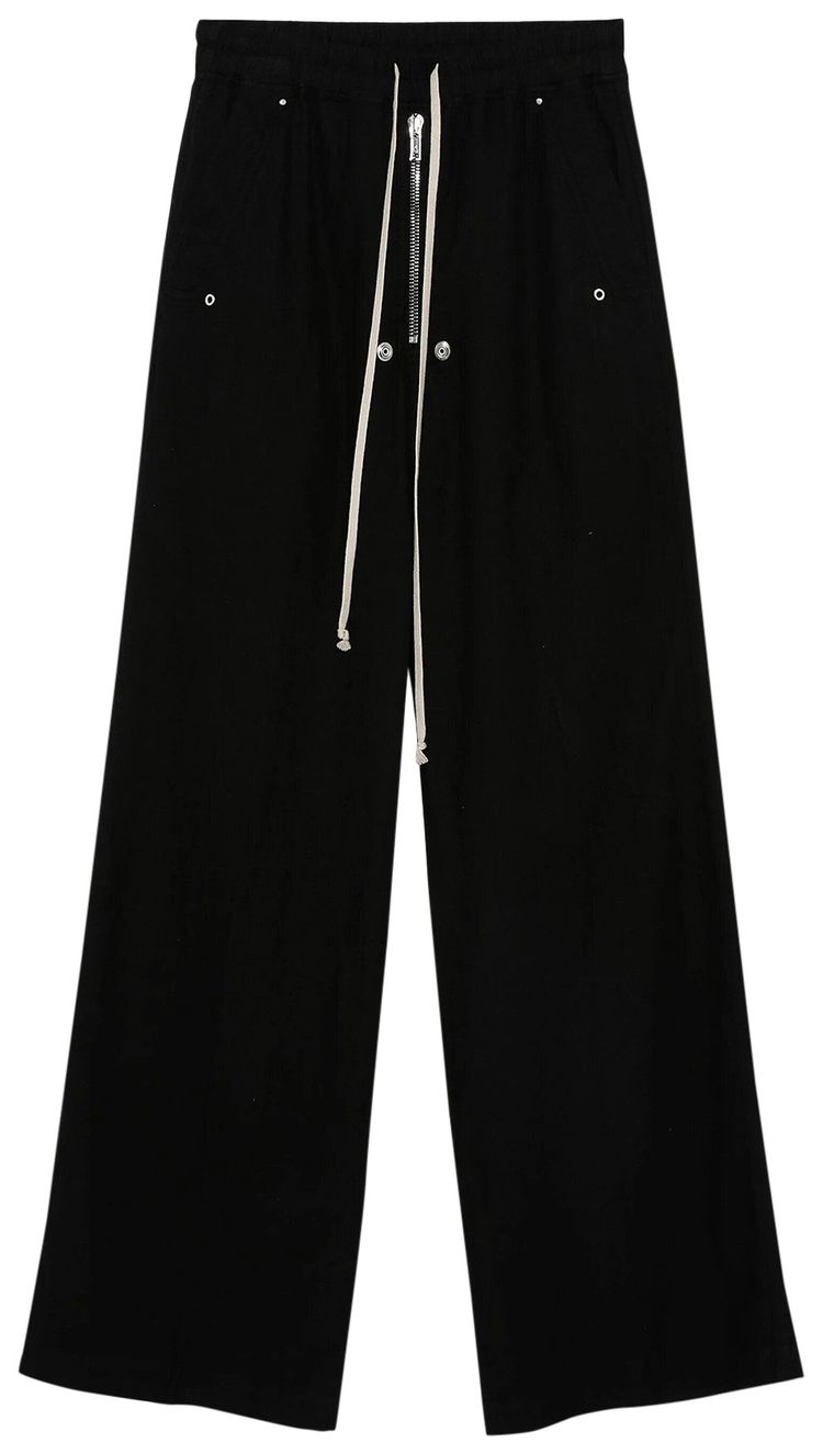 Rick Owens DRKSHDW Light Flannel Geth Belas Pants Black