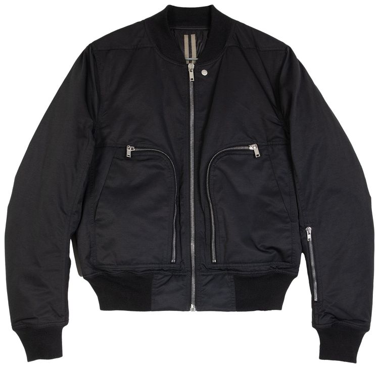 Rick Owens DRKSHDW Bauhaus Flight Bomber Jacket Black