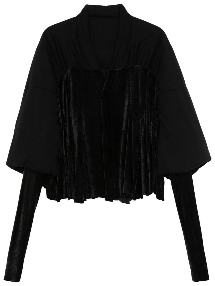 Rick Owens Lilies Duvetessa Cropped Jacket Black