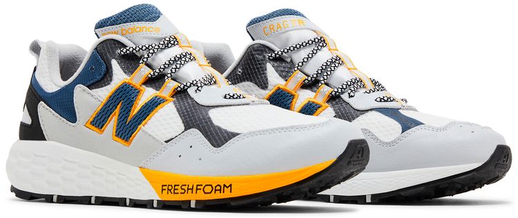 New Balance Fresh Foam Crag v2 White Chromatic Yellow