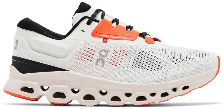 ON Wmns Cloudstratus 3 Undyed White Sand