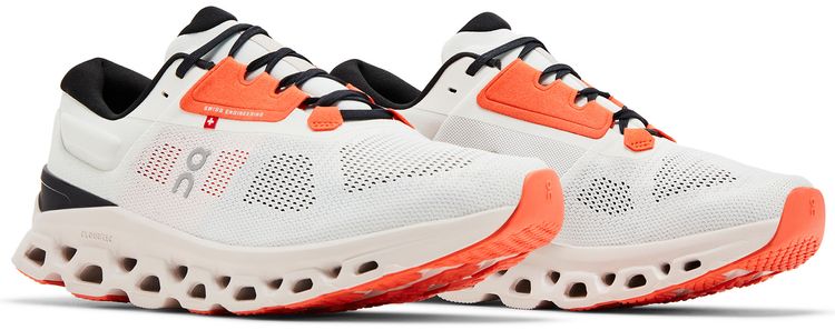 ON Wmns Cloudstratus 3 Undyed White Sand