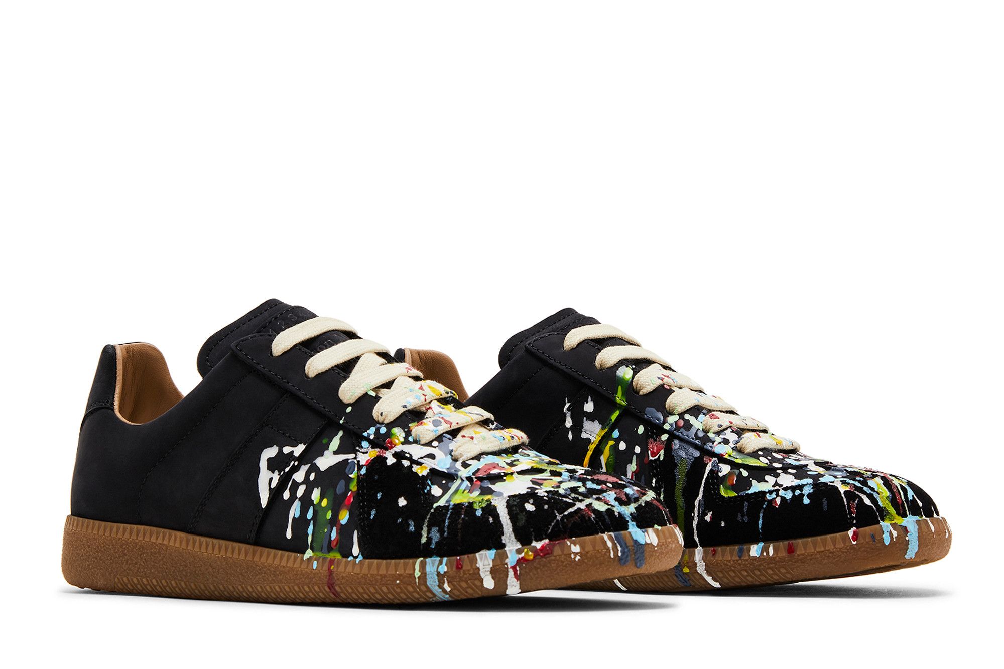 Buy Maison Margiela Wmns Replica Low 'Paint Splatter - Black